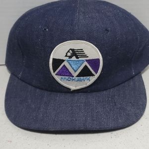Vintage Denim Snapback truckers baseball hat